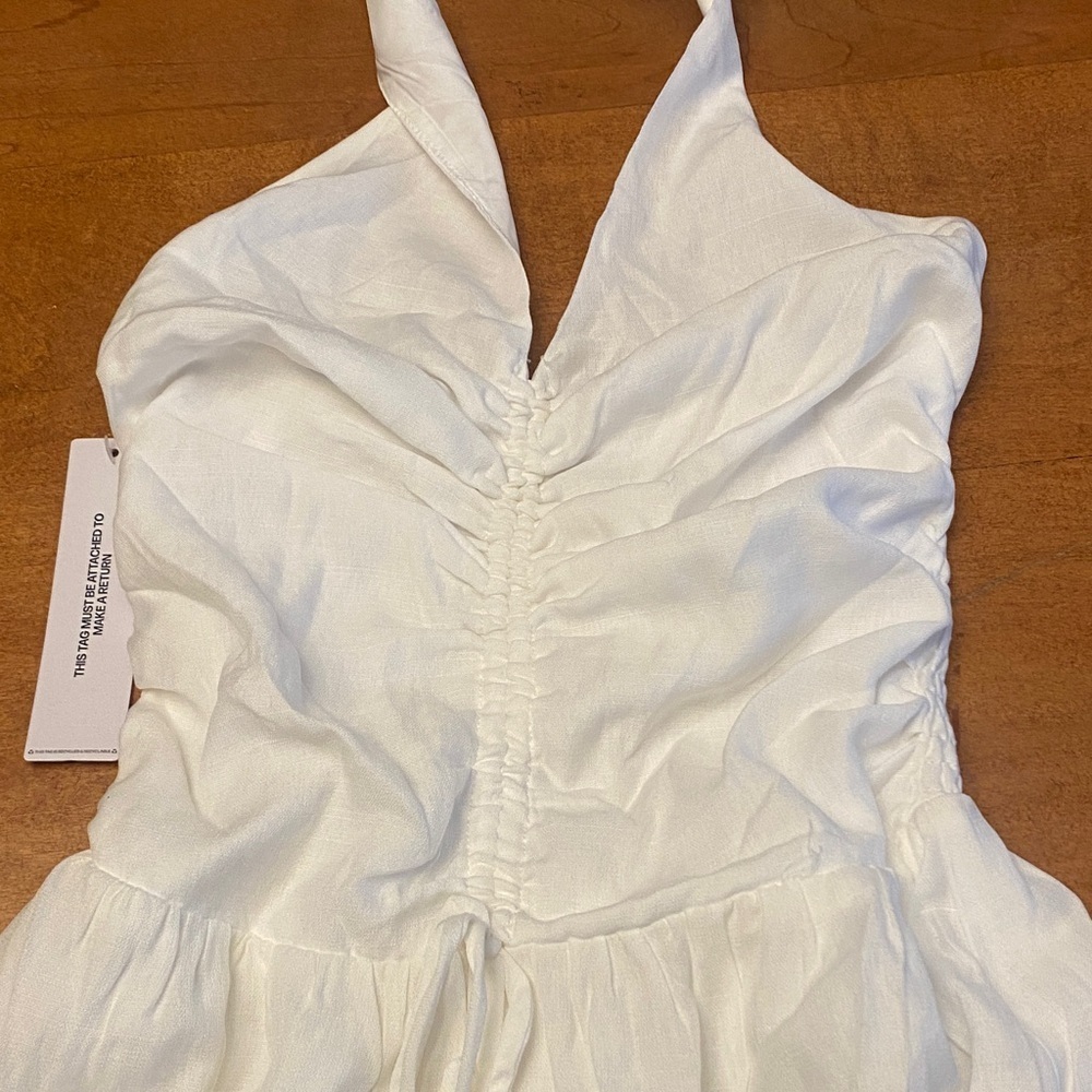 Princess Polly White Halter Maxi Dress - Picture 2 of 9